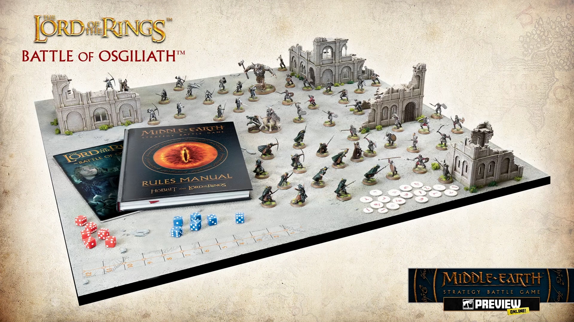 Games Workshop MESBG – Anneaux Montés – Boîte Scellée, Neuve – Legendary Legion