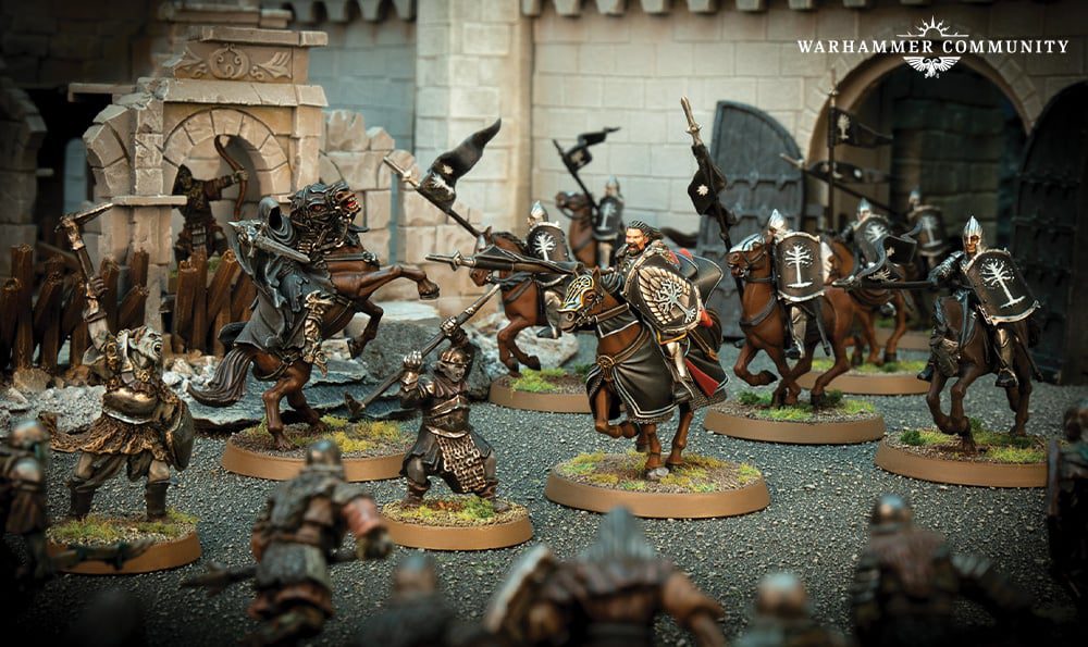 Charge d'Earnür et de ses chevaliers contre le Roi-Sorcier